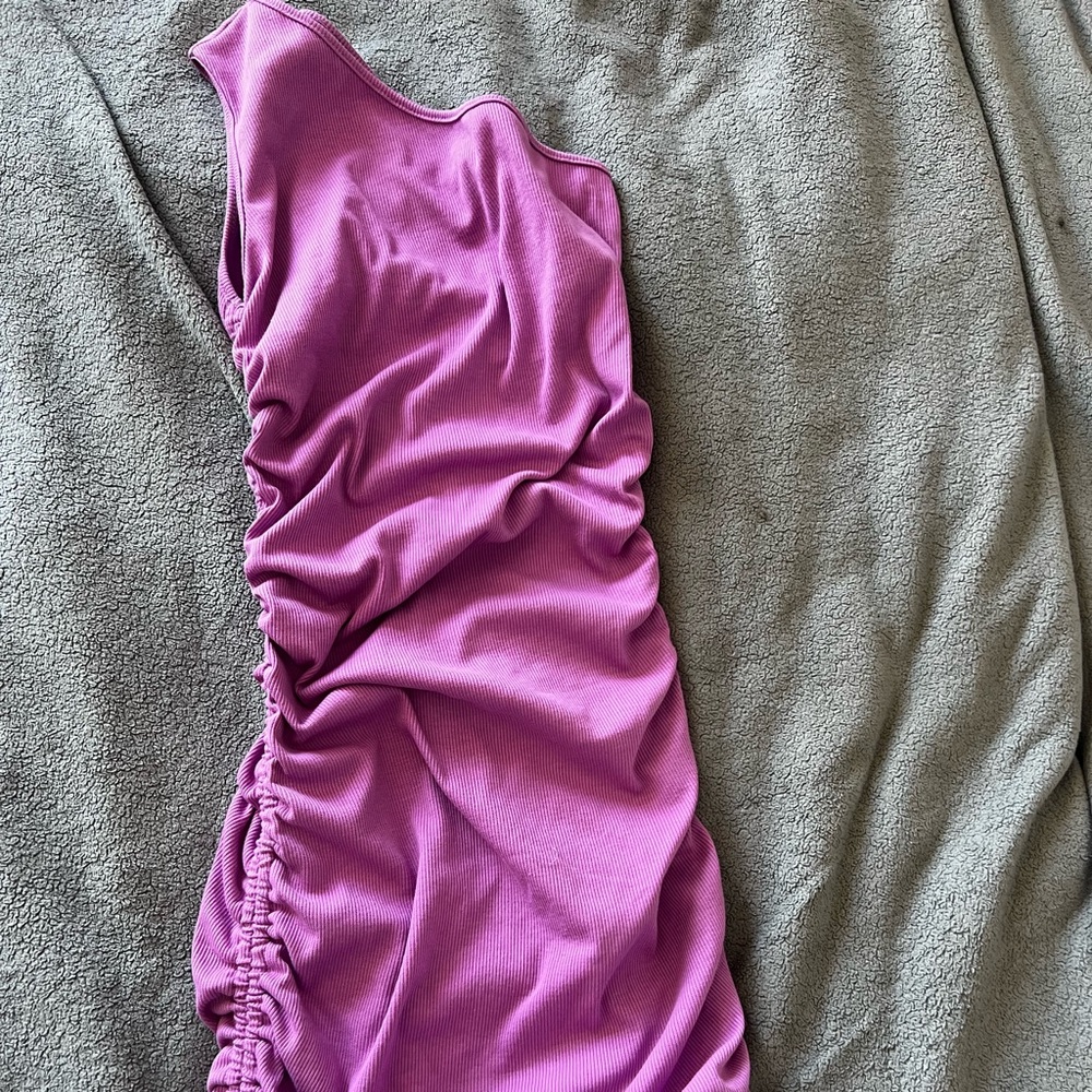 One shoulder dress